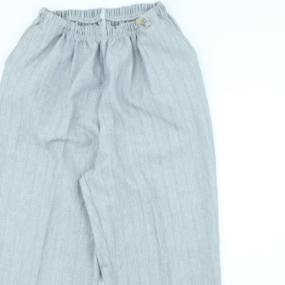 Womens UK Size L Preworn Regular Fit  Grey Trousers