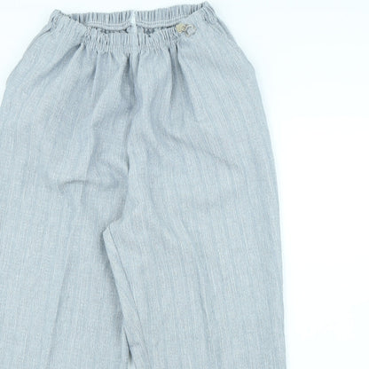 Womens UK Size L Preworn Regular Fit  Grey Trousers