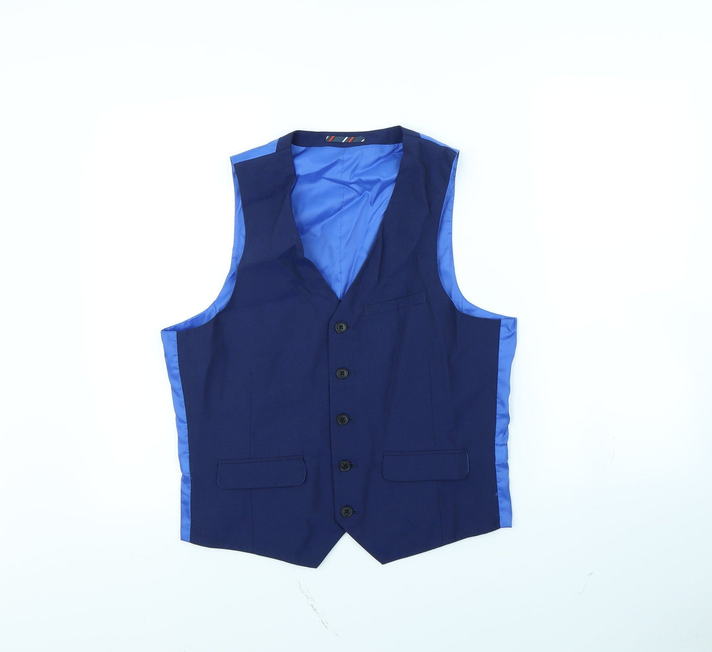 Mens UK Size 40 Preworn Blue Gilet