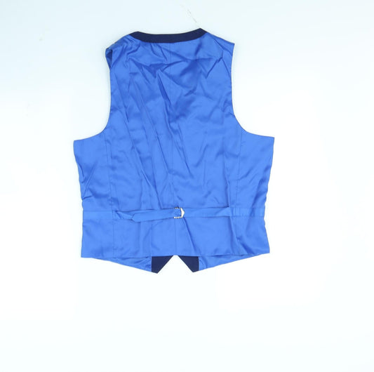 Mens UK Size 40 Preworn Blue Gilet