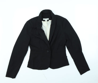 Womens UK Size 8 H&M Black Jacket
