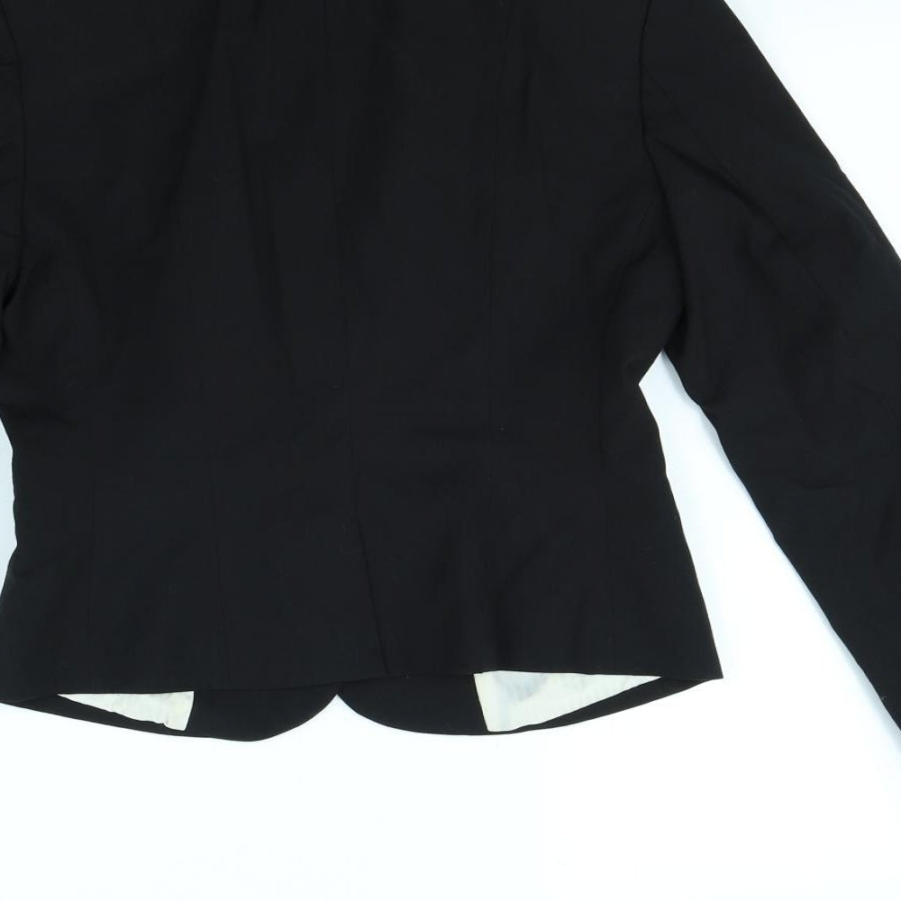 Womens UK Size 8 H&M Black Jacket