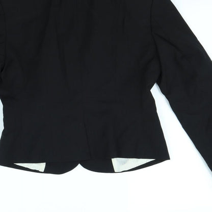 Womens UK Size 8 H&M Black Jacket