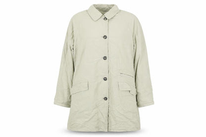 Womens UK Size 16 Preworn Beige Overcoat