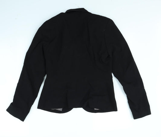 New Look Womens Black   Jacket  Size 10  - shoulder pads