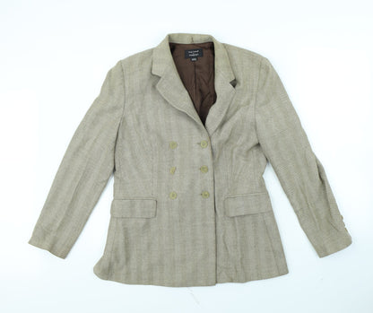 Womens UK Size S M&S Brown Jacket