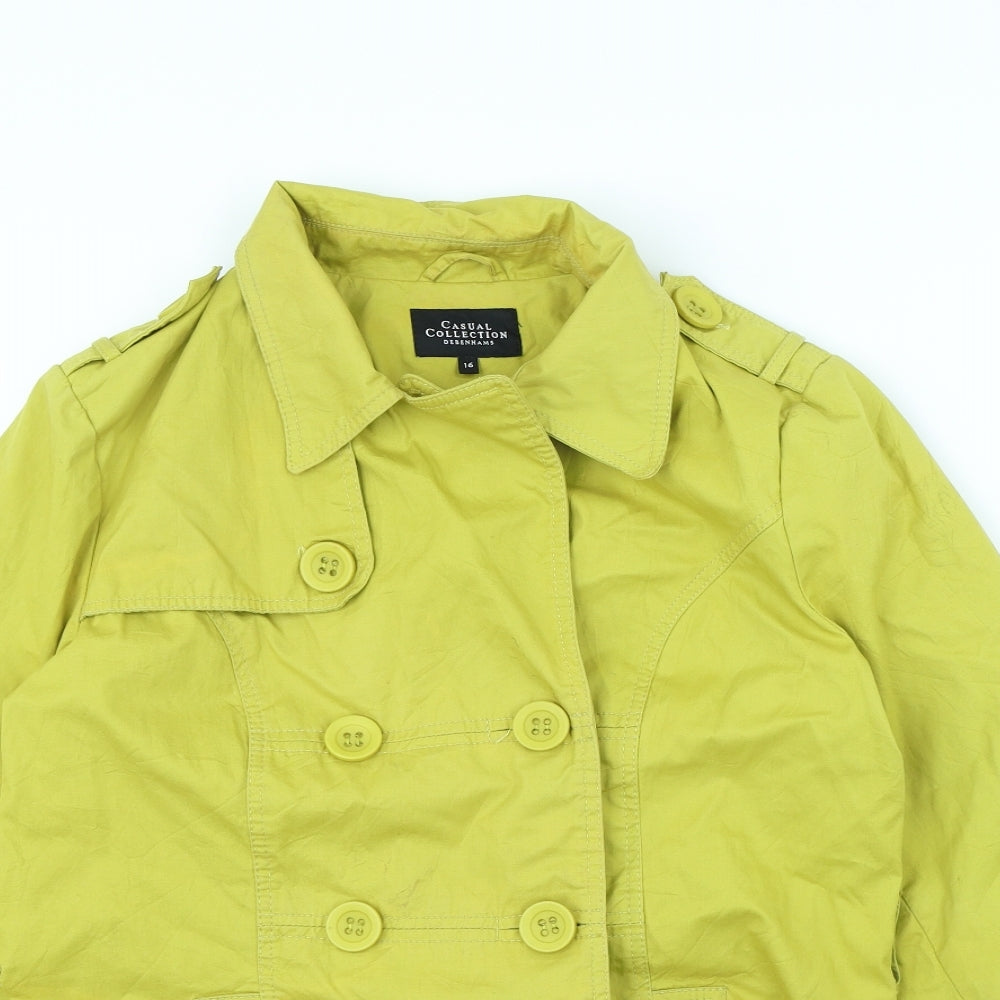 Womens UK Size 16 Debenhams Green Jacket