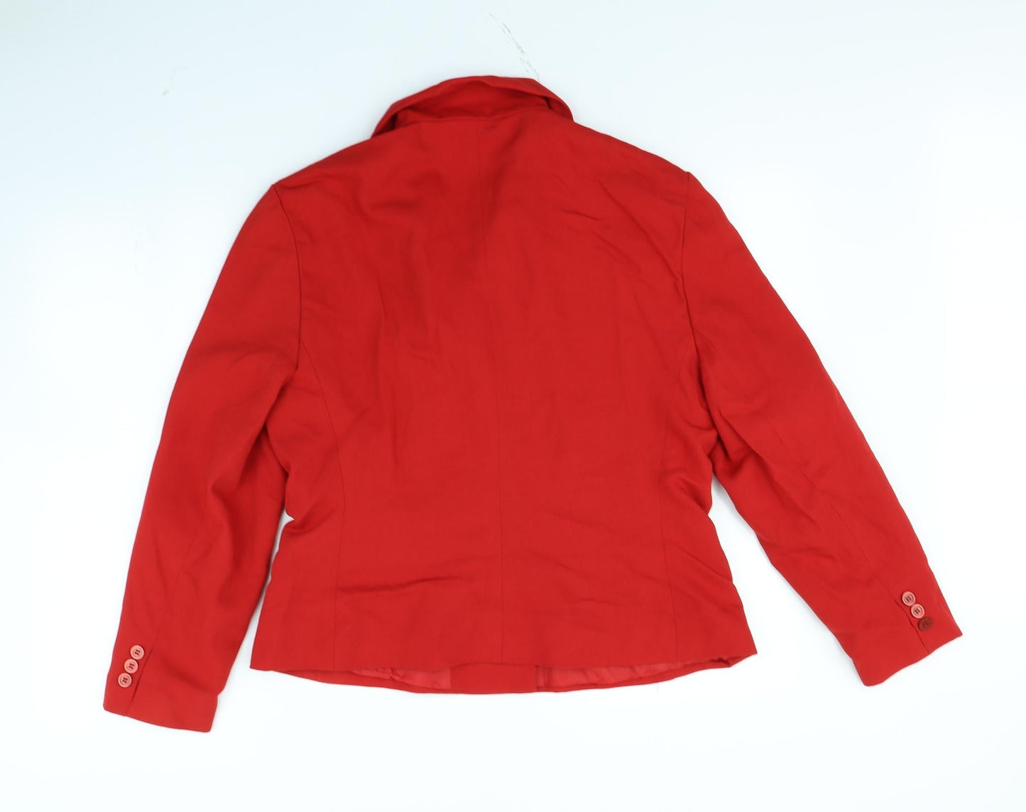 Womens UK Size 16 Preworn Red Jacket
