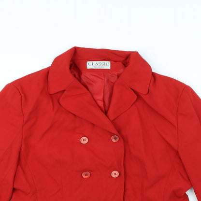 Womens UK Size 16 Preworn Red Jacket