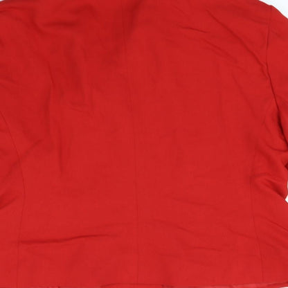 Womens UK Size 16 Preworn Red Jacket