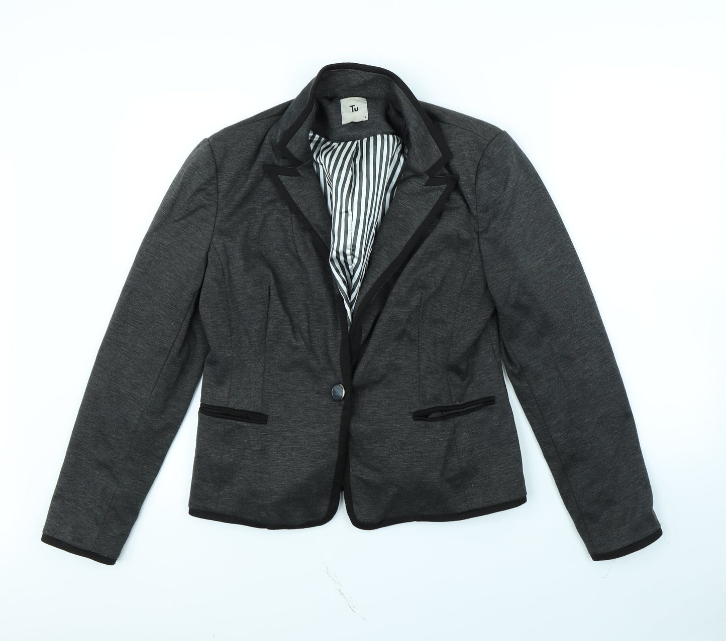 TU Womens Grey   Jacket  Size 12