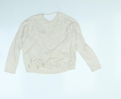 m&s Womens Beige   Pullover Jumper Size 12