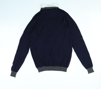 Kensington Mens Blue   Pullover Jumper Size M