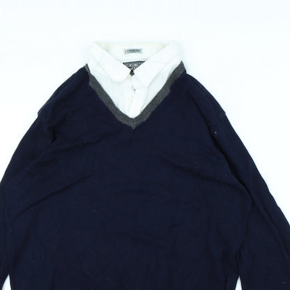 Kensington Mens Blue   Pullover Jumper Size M