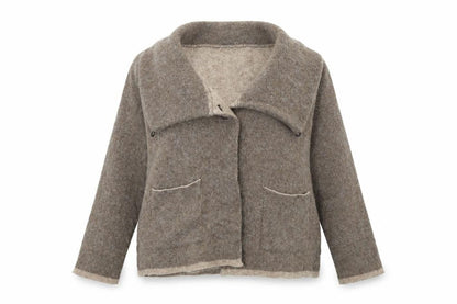 Chiaramente Womens Brown   Jacket  Size M
