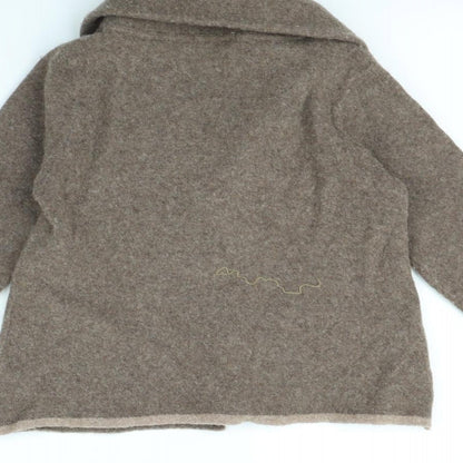 Chiaramente Womens Brown   Jacket  Size M
