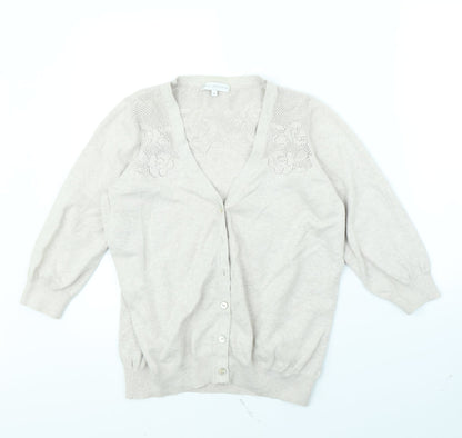 Rocha John Rocha Womens Beige   Jacket  Size 16