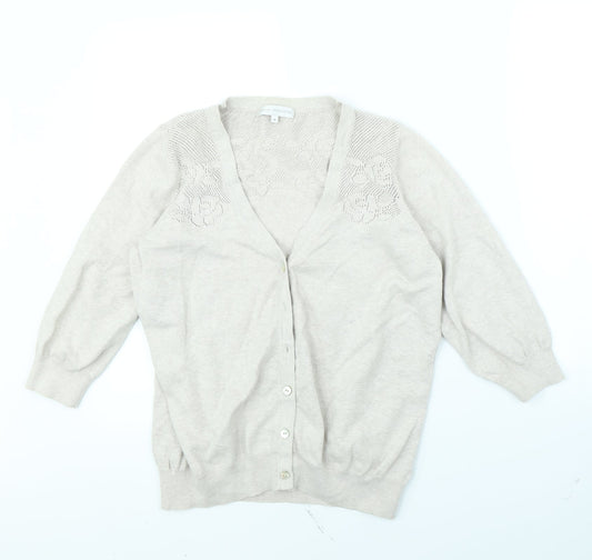 Rocha John Rocha Womens Beige   Jacket  Size 16