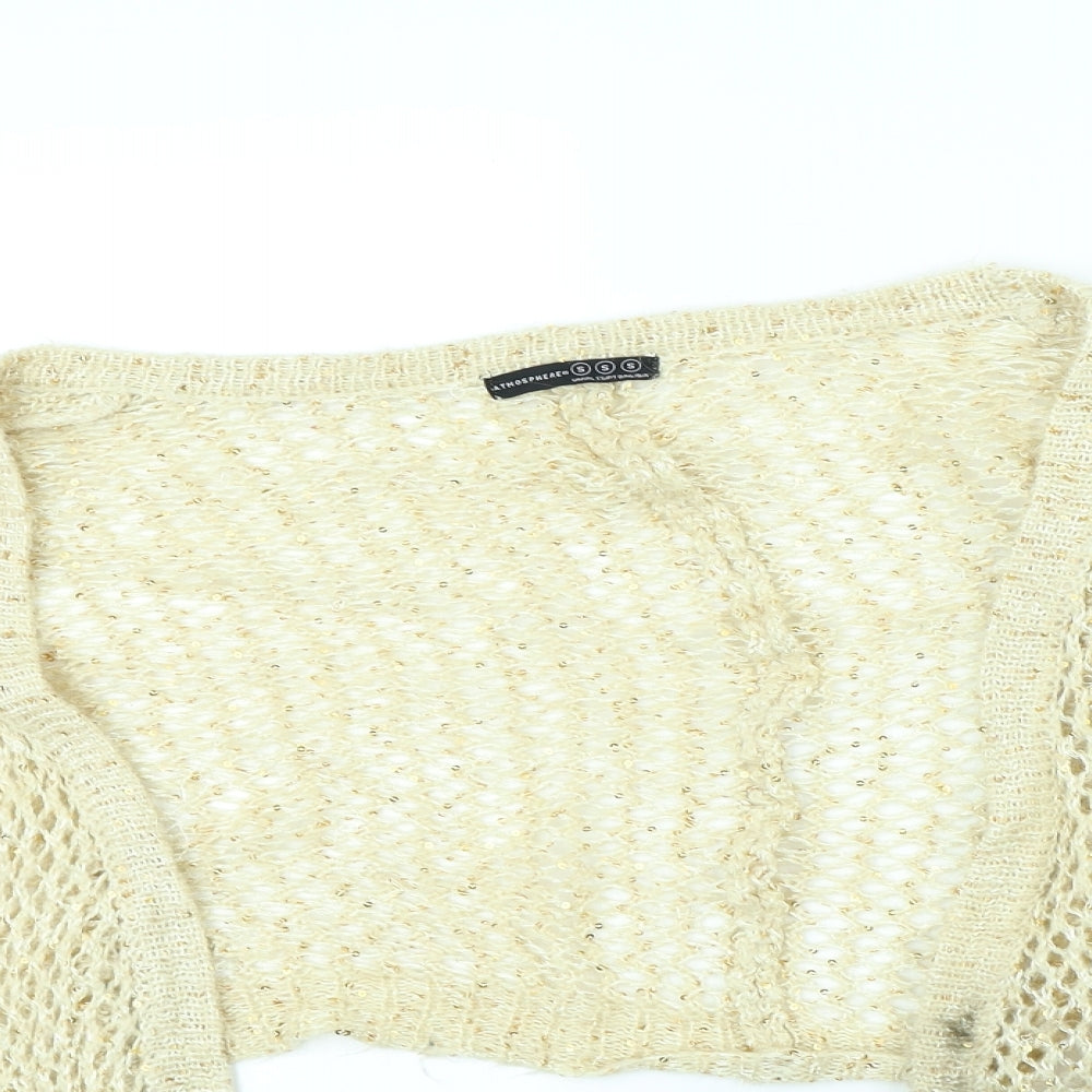 Womens UK Size S Atmosphere Gold Jacket