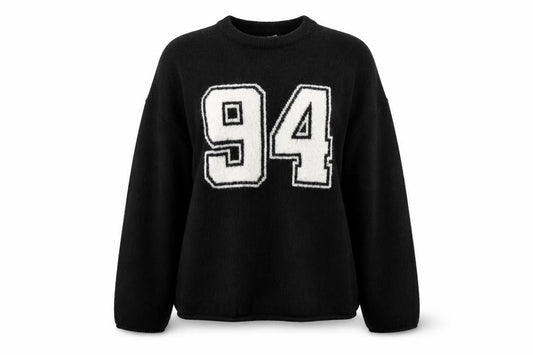 Divided Womens Black   Pullover Jumper Size L  - 94