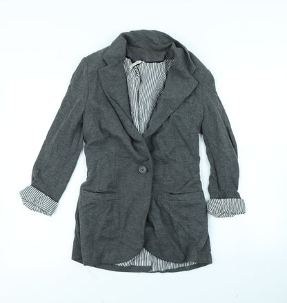 Womens UK Size 10 Denim & Co. Grey Jacket