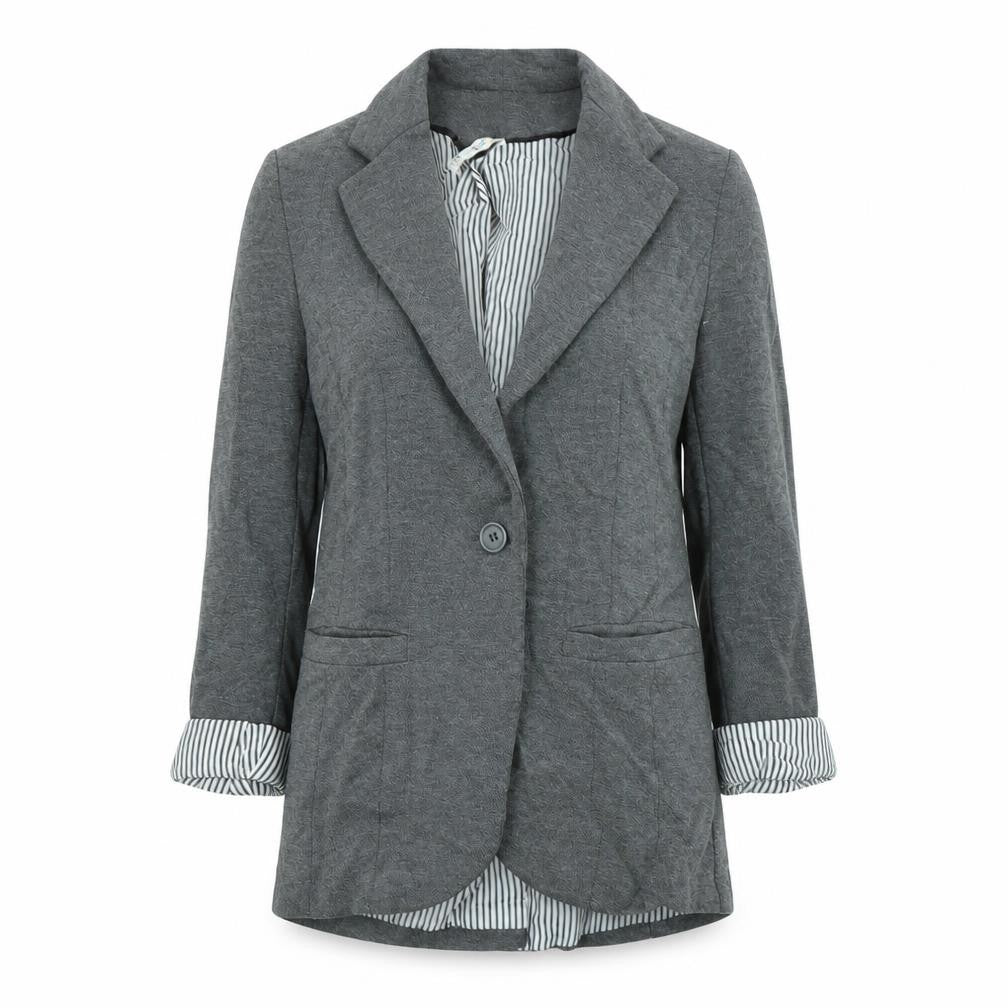 Womens UK Size 10 Denim & Co. Grey Jacket