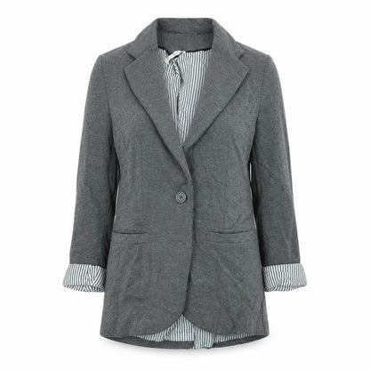 Womens UK Size 10 Denim & Co. Grey Jacket