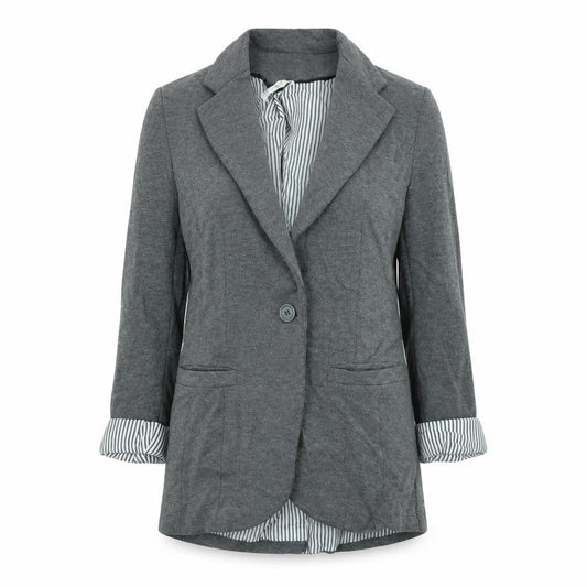 Womens UK Size 10 Denim & Co. Grey Jacket
