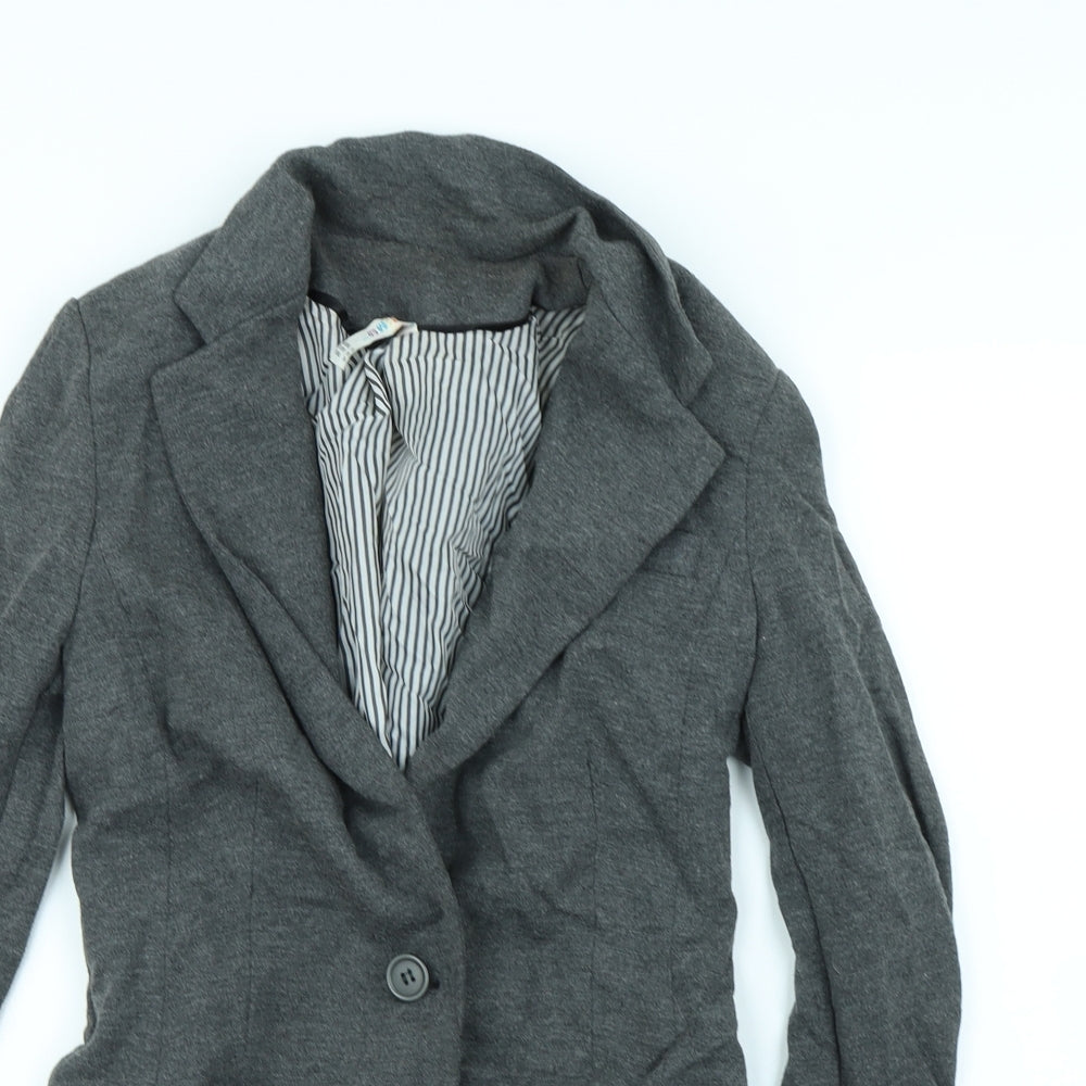 Womens UK Size 10 Denim & Co. Grey Jacket