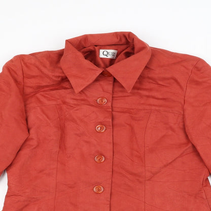 Womens UK Size 14 Quiz Orange Jacket