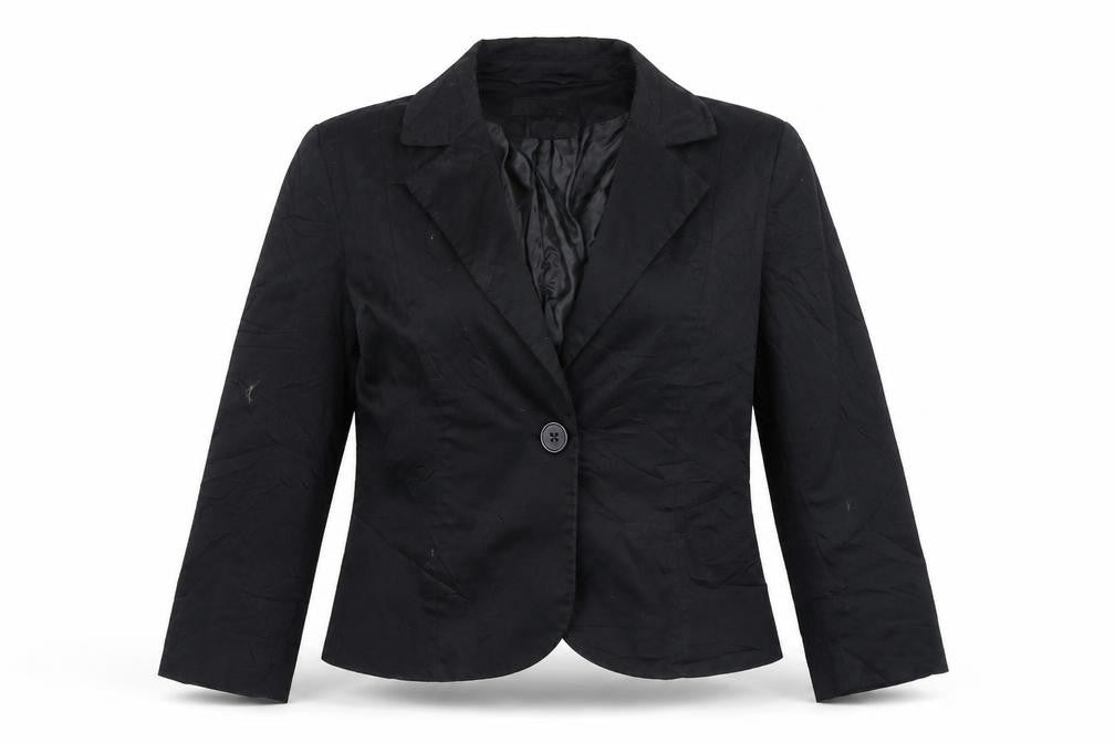 Womens UK Size 10 H&M Black Jacket