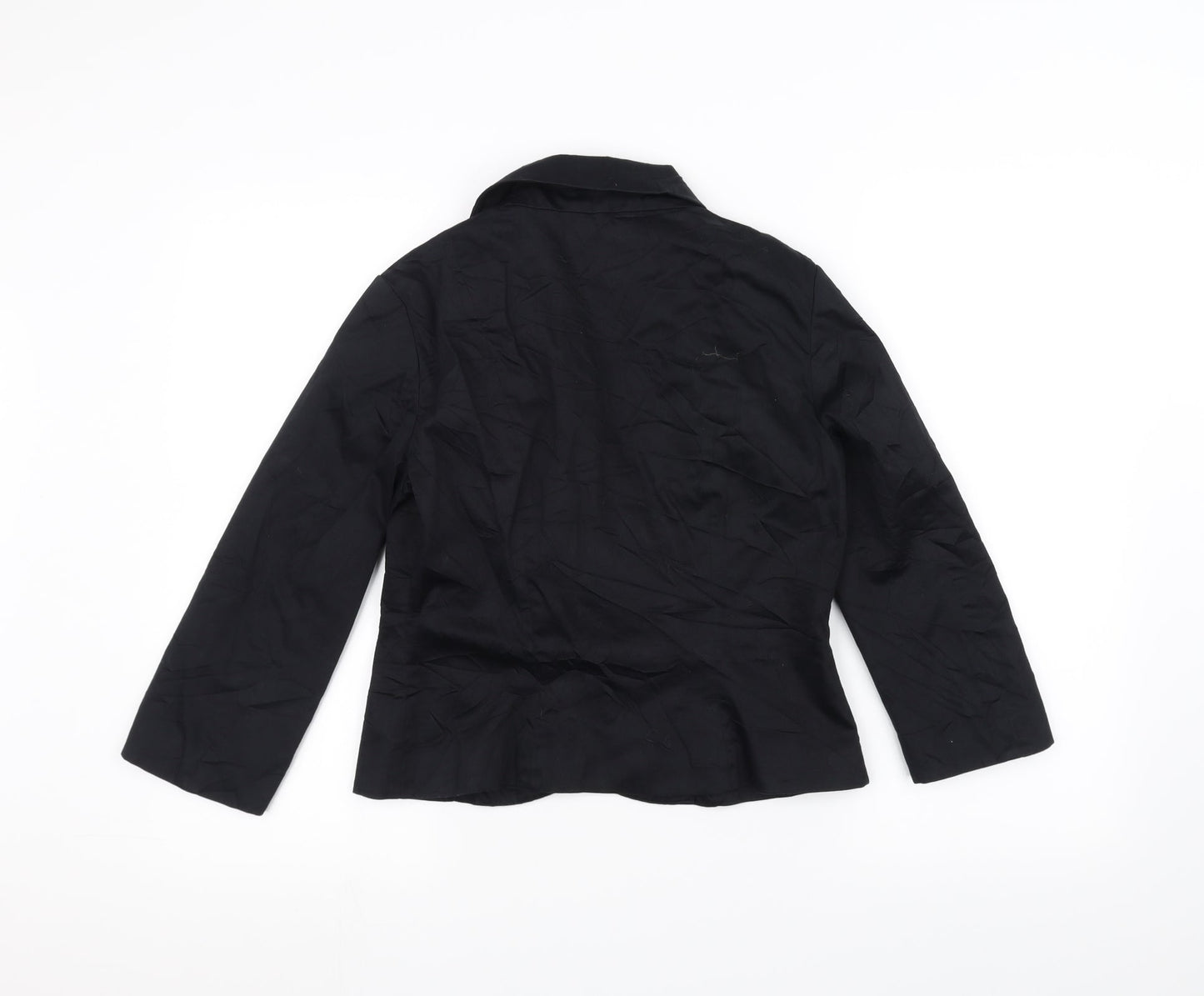Womens UK Size 10 H&M Black Jacket