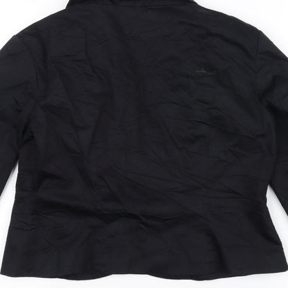 Womens UK Size 10 H&M Black Jacket