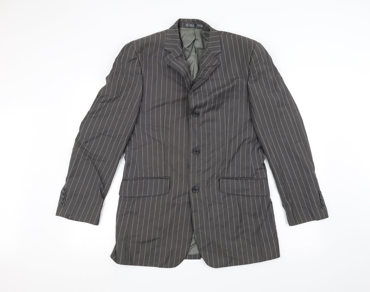 Mens UK Size 36 Fellini Regular Grey Suit Jacket
