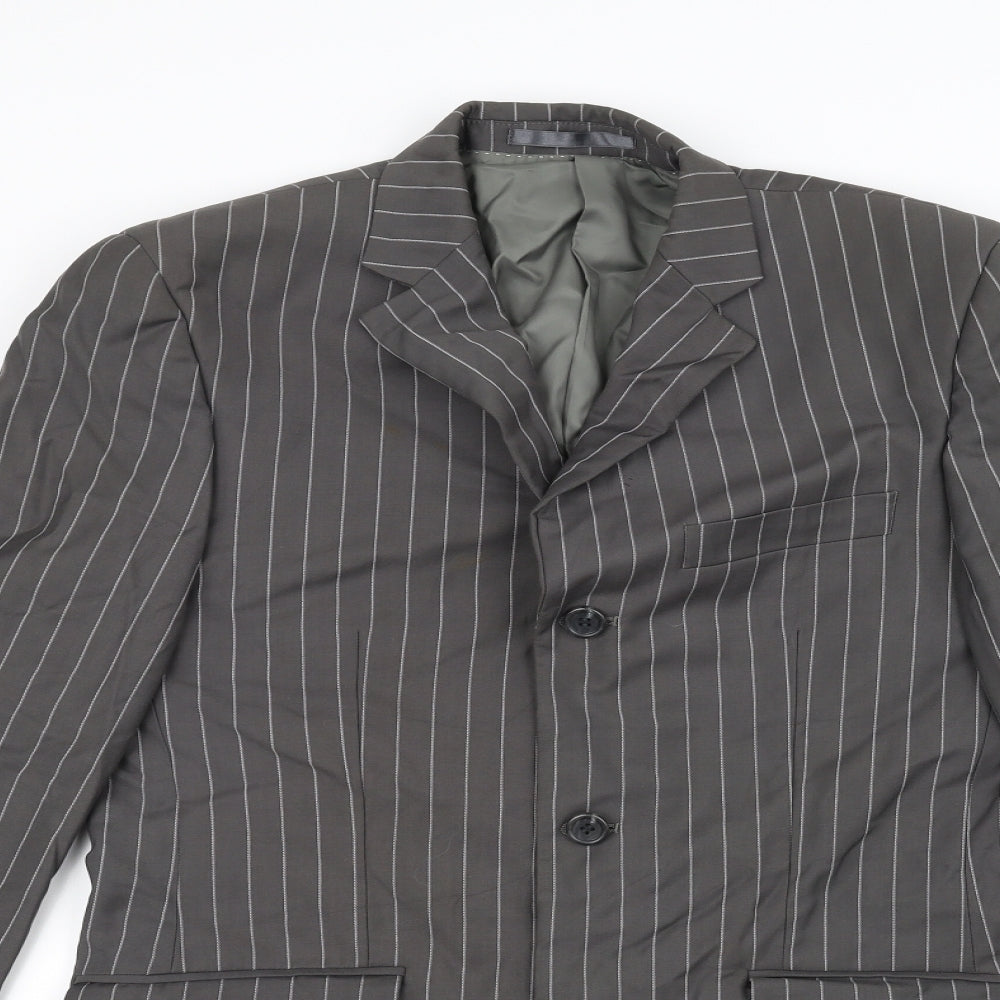 Mens UK Size 36 Fellini Regular Grey Suit Jacket