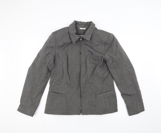 Klass Womens Grey   Jacket  Size 14