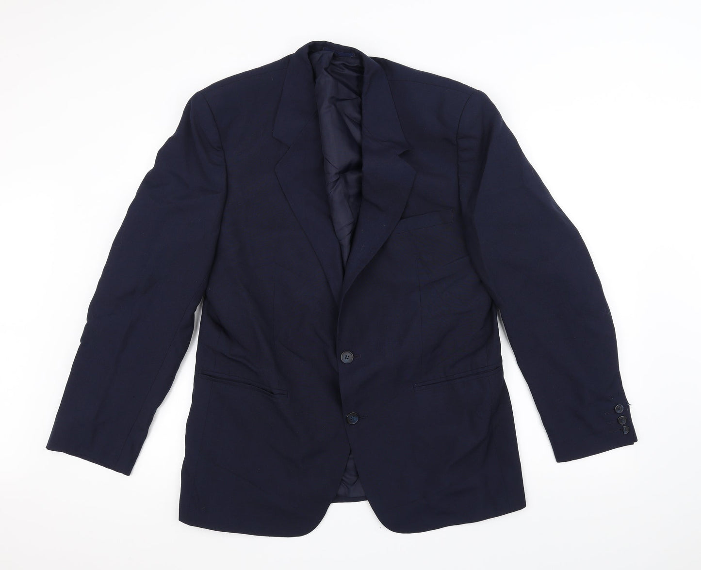 Mens UK Size 42 Preworn Regular Blue Suit Jacket