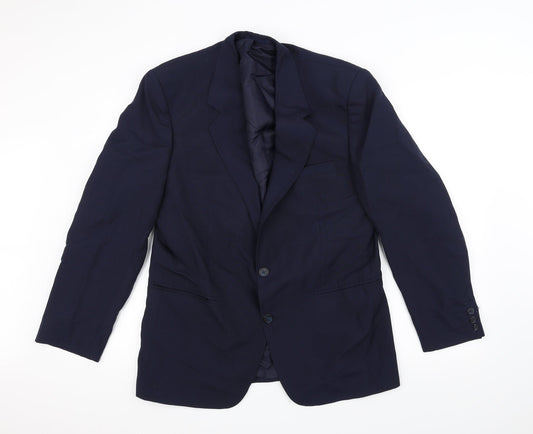 Mens UK Size 42 Preworn Regular Blue Suit Jacket