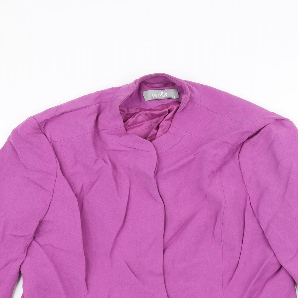 Womens UK Size 16 Wallis Pink Jacket
