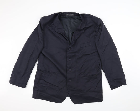 Mens UK Size 42 Preworn Regular Blue Suit Jacket