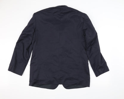 Mens UK Size 42 Preworn Regular Blue Suit Jacket