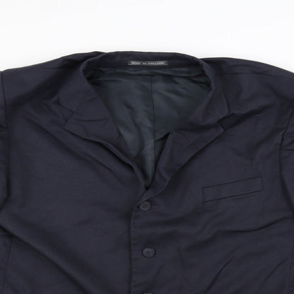 Mens UK Size 42 Preworn Regular Blue Suit Jacket