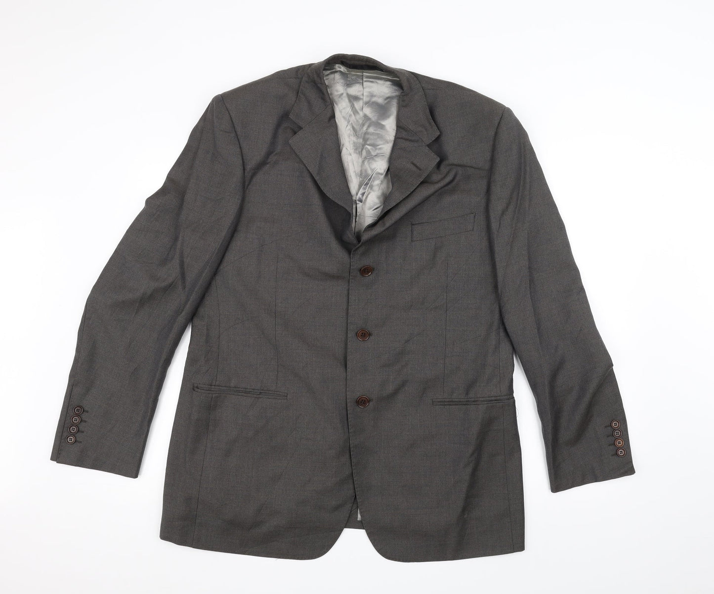 Mens UK Size 42 Marks and Spencer Regular Grey Suit Jacket