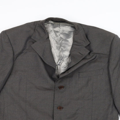 Mens UK Size 42 Marks and Spencer Regular Grey Suit Jacket