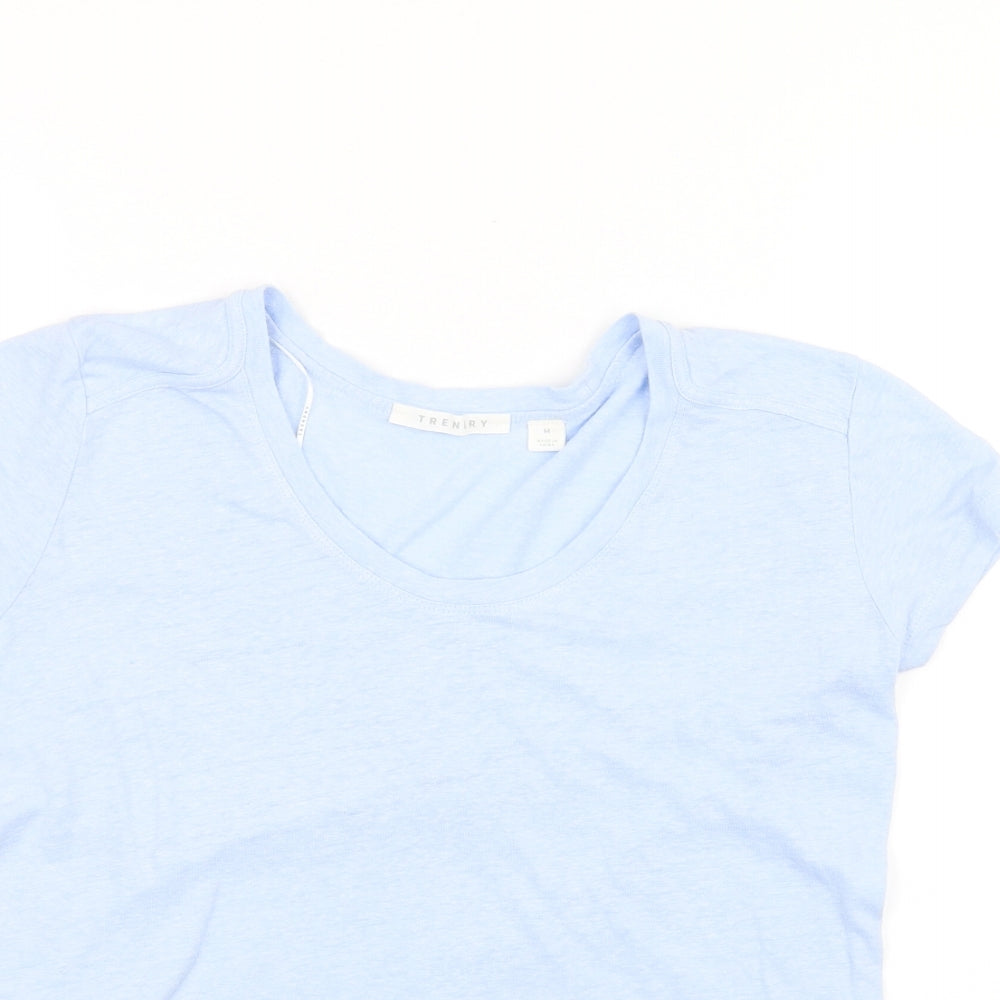 Trenery Womens Blue   Basic T-Shirt Size M