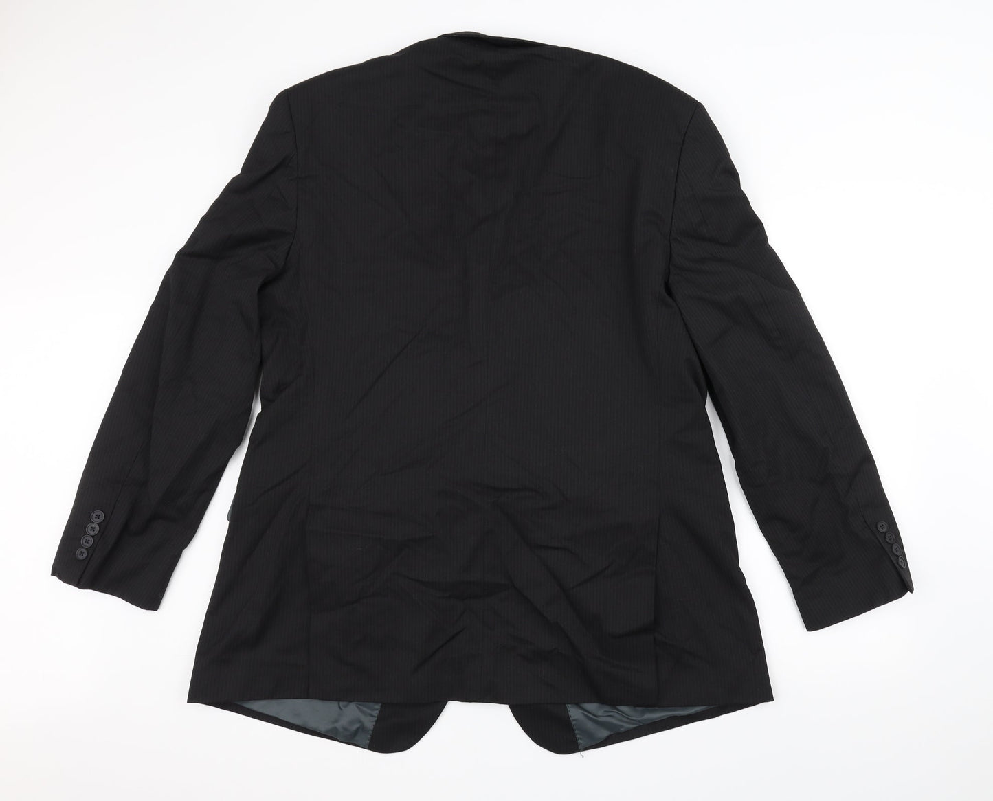 Mens UK Size 38 Preworn Regular Black Suit Jacket