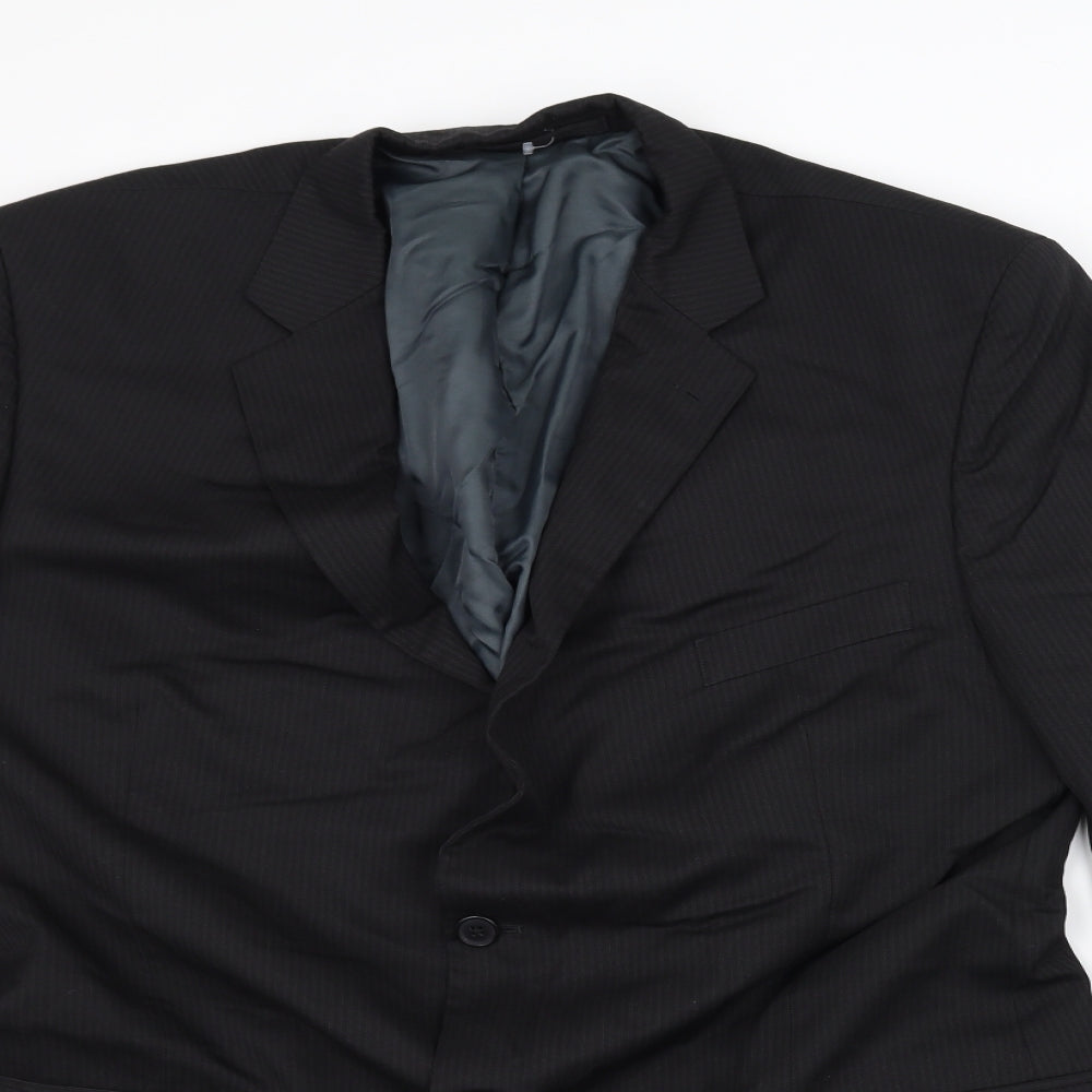 Mens UK Size 38 Preworn Regular Black Suit Jacket