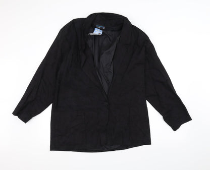 Womens UK Size 14 Expressions Black Jacket