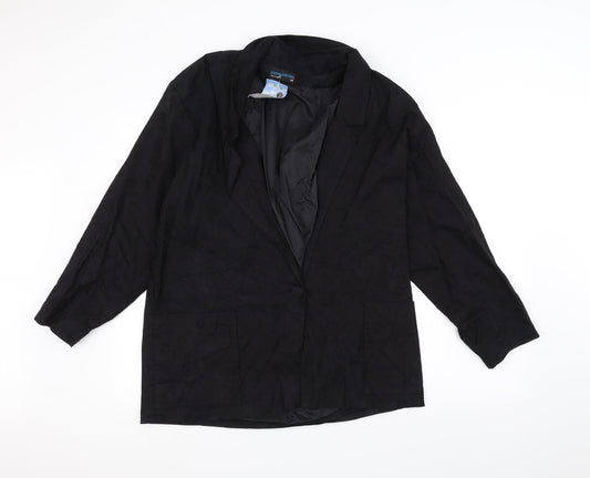 Womens UK Size 14 Expressions Black Jacket