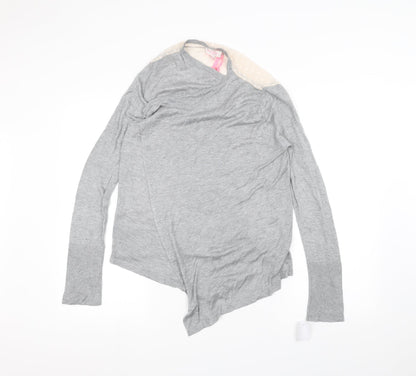 Gharani Strok Womens Grey   Cardigan Jumper Size L